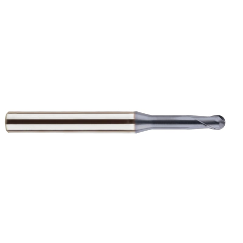 Yg-1 Tool Company 4G MILL, 2 Flute 30°Helix Rib Ball End mill, SEM84602018, D=2