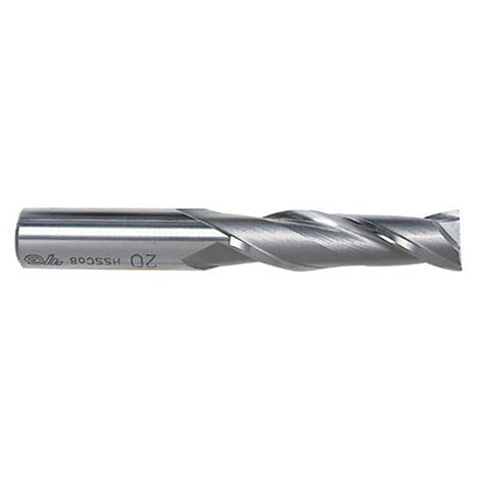 Yg-1 Tool Company GENERAL HSS, 2 Flute 30° Helix Long Square End mill (Non-Coat), E2406420, D=42 L=200