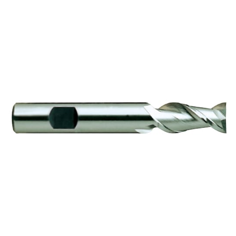 Yg-1 Tool Company GENERAL HSS, 2 Flute 42° Helix Short Square End mill For Aluminum, E2464100, D=10 L=72