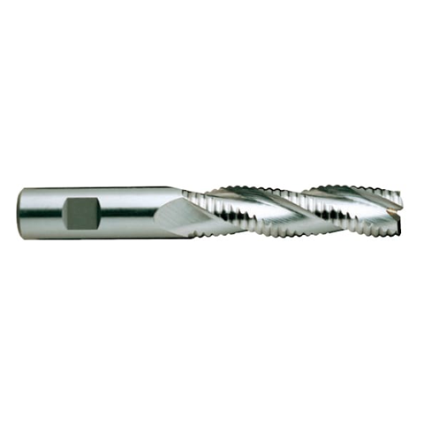 Yg-1 Tool Company GENERAL HSS, 4 Flute 30°Helix Long Roughing End mill (Non Coat,Coarse), E2752150, D=15 L=110