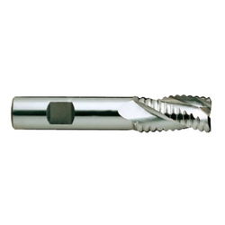 Yg-1 Tool Company GENERAL HSS, 3 Flute 37°Helix Roughing End mill For Aluminum (Coarse), E2755060, D=6 L=57