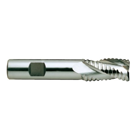 Yg-1 Tool Company GENERAL HSS, 3 Flute 37°Helix Roughing End mill For Aluminum(Coarse), E2755220, D=22 L=104