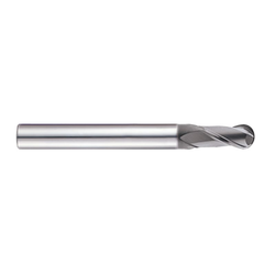Yg-1 Tool Company CRX S, 2 Flute 30° Helix Ball End mill, SGED28040, D=4 R2.0 L=70