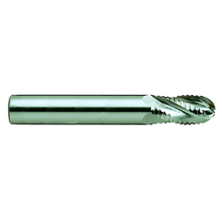 Yg-1 Tool Company GENERAL HSS, 6 Flute 30°Helix Roughing Ball End mill (Coarse), E2806350, D=35 L=190