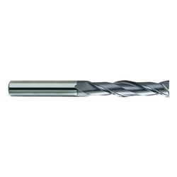 Yg-1 Tool Company GENERAL HSS, 2 Flute 30° Helix Long Square End mill (TiAlN Coated), EQ406901, D=4 L=65