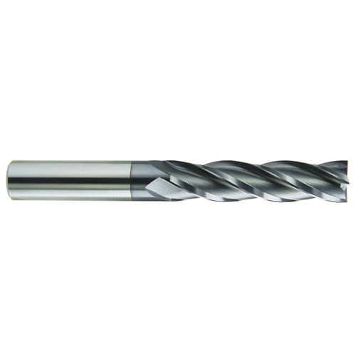 Yg-1 Tool Company GENERAL HSS, 4 Flute 30° Helix Long Square End mill (TiAlN Coated), EQ659030, D=3 L=60