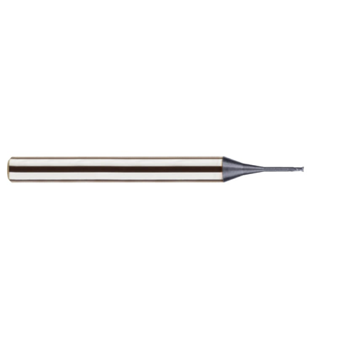 Yg-1 Tool Company 4G MILL, 2 Flute 30° Helix Rib Square End mill, SEM845001003, D=0.1  L=40